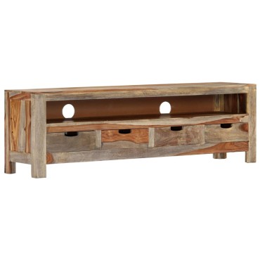 vidaXL Έπιπλο Τηλεόρασης 130x30x40cm από Μασίφ Ξύλο Ακακίας