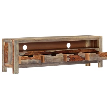 vidaXL Έπιπλο Τηλεόρασης 130x30x40cm από Μασίφ Ξύλο Ακακίας