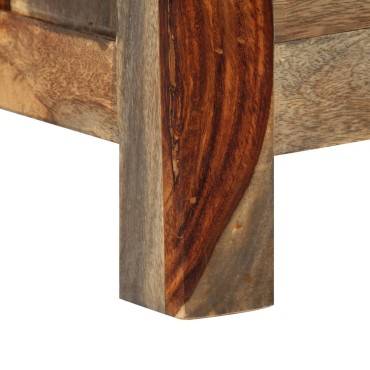 vidaXL Μπουφές Γκρι 100x30x50cm από Μασίφ Ξύλο Ακακίας 1 τεμ.