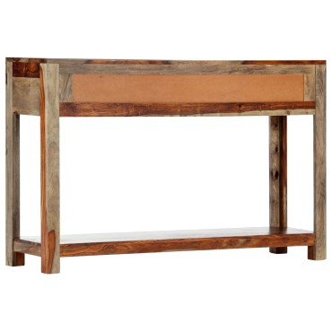 vidaXL Κονσόλα Τραπέζι με 3 Συρτάρια 120x30x75cm Μασίφ Ξύλο Sheesham 1 τεμ.