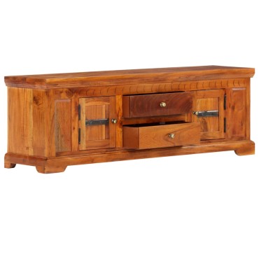 vidaXL Έπιπλο Τηλεόρασης 119x30x40cm από Μασίφ Ξύλο Ακακίας