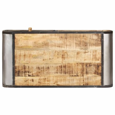 vidaXL Τραπεζάκι Σαλονιού 100x50x35cm από Μασίφ Ξύλο Μάνγκο 1 τεμ.