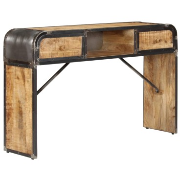 vidaXL Κονσόλα 120x30x75cm από Μασίφ Ξύλο Μάνγκο 1 τεμ.