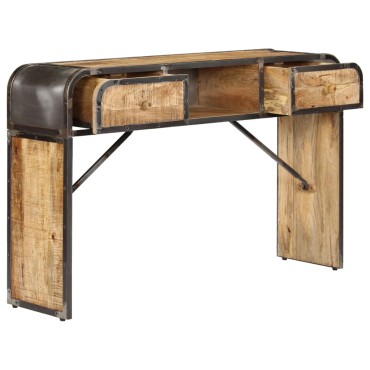 vidaXL Κονσόλα 120x30x75cm από Μασίφ Ξύλο Μάνγκο 1 τεμ.