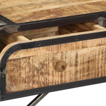 vidaXL Κονσόλα 120x30x75cm από Μασίφ Ξύλο Μάνγκο 1 τεμ.