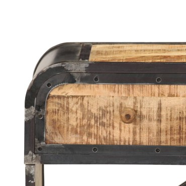vidaXL Κονσόλα 120x30x75cm από Μασίφ Ξύλο Μάνγκο 1 τεμ.