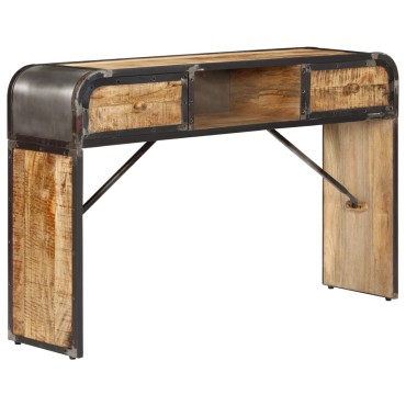 vidaXL Κονσόλα 120x30x75cm από Μασίφ Ξύλο Μάνγκο 1 τεμ.