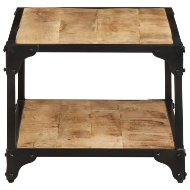 vidaXL Τραπεζάκι Σαλονιού 90x45x35cm Μασίφ Ακατέργαστο Ξύλο Μάνγκο 1 τεμ.