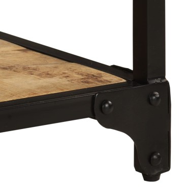 vidaXL Τραπεζάκι Σαλονιού 90x45x35cm Μασίφ Ακατέργαστο Ξύλο Μάνγκο 1 τεμ.