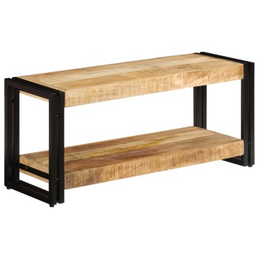 vidaXL Έπιπλο Τηλεόρασης 90x30x40cm από Μασίφ Ξύλο Μάνγκο