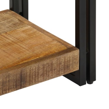 vidaXL Έπιπλο Τηλεόρασης 90x30x40cm από Μασίφ Ξύλο Μάνγκο