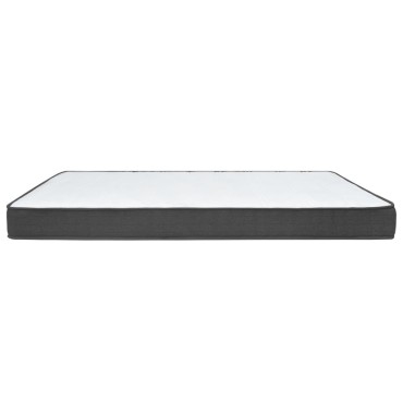 vidaXL Κρεβάτι Boxspring Σκούρο Γκρι 180 x 200 εκ. Υφασμάτινο