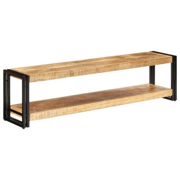 vidaXL Έπιπλο Τηλεόρασης 150x30x40cm από Μασίφ Ξύλο Μάνγκο