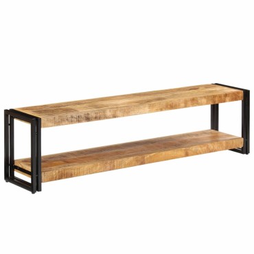 vidaXL Έπιπλο Τηλεόρασης 150x30x40cm από Μασίφ Ξύλο Μάνγκο