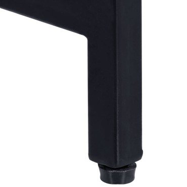 vidaXL Τραπέζι Κονσόλα 140x35x76cm από Μασίφ Ακατέργαστο Ξύλο Μάνγκο 1 τεμ.
