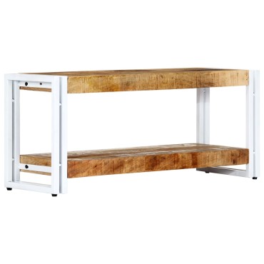 vidaXL Έπιπλο Τηλεόρασης 90x30x40cm από Μασίφ Ξύλο Μάνγκο