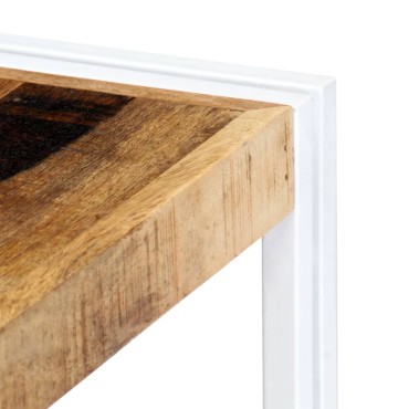 vidaXL Έπιπλο Τηλεόρασης 90x30x40cm από Μασίφ Ξύλο Μάνγκο