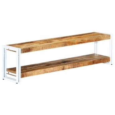 vidaXL Έπιπλο Τηλεόρασης 150x30x40cm από Μασίφ Ξύλο Μάνγκο