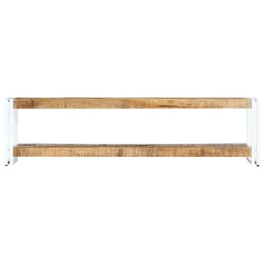 vidaXL Έπιπλο Τηλεόρασης 150x30x40cm από Μασίφ Ξύλο Μάνγκο