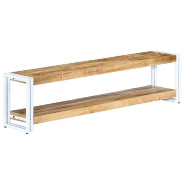 vidaXL Έπιπλο Τηλεόρασης 150x30x40cm από Μασίφ Ξύλο Μάνγκο