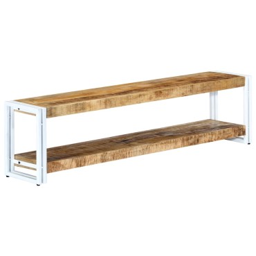 vidaXL Έπιπλο Τηλεόρασης 150x30x40cm από Μασίφ Ξύλο Μάνγκο