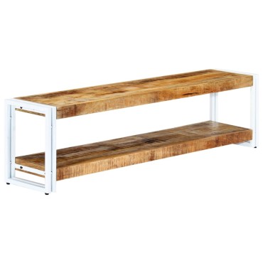 vidaXL Έπιπλο Τηλεόρασης 150x30x40cm από Μασίφ Ξύλο Μάνγκο