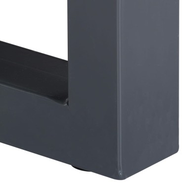 vidaXL Τραπεζάκι Σαλονιού Live Edge Γκρι 60x60x40cm Ξύλο Ακακίας 1 τεμ.