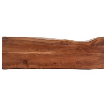 vidaXL Τραπέζι Κονσόλα 115x35x76cm από Μασίφ Ξύλο Ακακίας και Σίδηρο 1 τεμ.