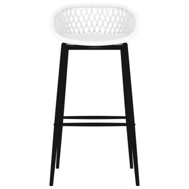 vidaXL Σετ Επίπλων Μπαρ 5 τεμ. Λευκό 120x60x105cm