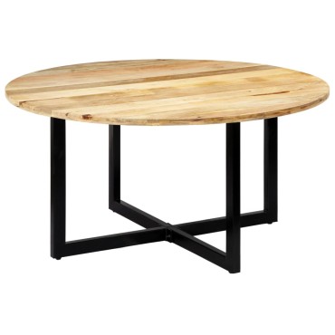 vidaXL Τραπεζαρία 150x73cm από Μασίφ Ξύλο Μάνγκο 1 τεμ.