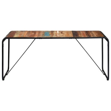 vidaXL Τραπεζαρία 180x90x76cm από Μασίφ Ανακυκλωμένο Ξύλο 1 τεμ.