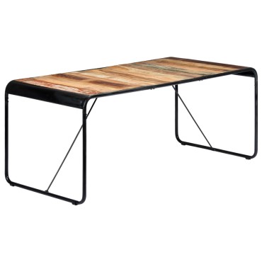 vidaXL Τραπεζαρία 180x90x76cm από Μασίφ Ανακυκλωμένο Ξύλο 1 τεμ.