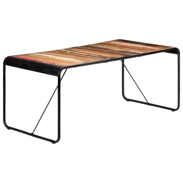 vidaXL Τραπεζαρία 180x90x76cm από Μασίφ Ανακυκλωμένο Ξύλο 1 τεμ.