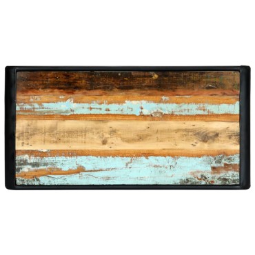 vidaXL Τραπεζαρία 118x60x76cm από Μασίφ Ανακυκλωμένο Ξύλο 1 τεμ.