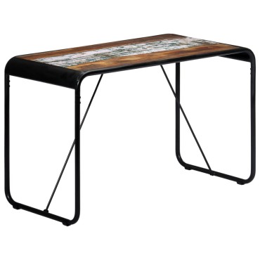 vidaXL Τραπεζαρία 118x60x76cm από Μασίφ Ανακυκλωμένο Ξύλο 1 τεμ.