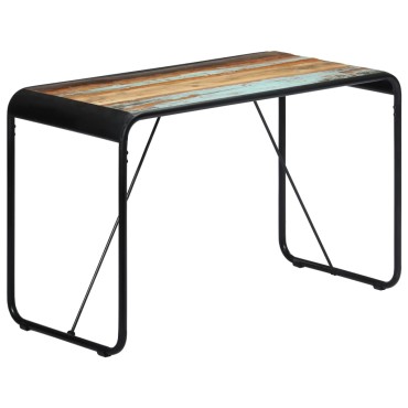 vidaXL Τραπεζαρία 118x60x76cm από Μασίφ Ανακυκλωμένο Ξύλο 1 τεμ.