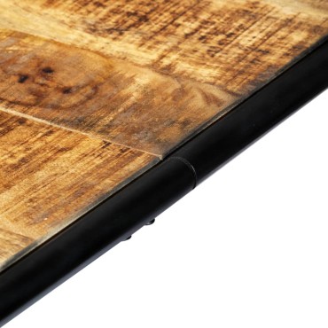 vidaXL Τραπεζαρία 180x90x76cm από Μασίφ Ακατέργαστο Ξύλο Μάνγκο 1 τεμ.