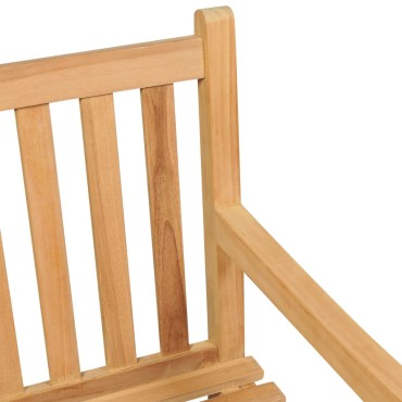 vidaXL Παγκάκι Κήπου από Μασίφ Ξύλο Teak 114x60x90cm 1 τεμ.