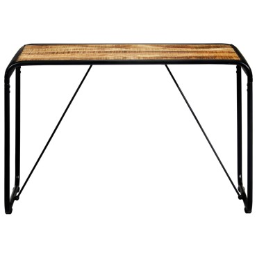 vidaXL Τραπεζαρία 118x60x76cm από Μασίφ Ακατέργαστο Ξύλο Μάνγκο 1 τεμ.