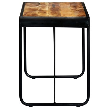 vidaXL Τραπεζαρία 118x60x76cm από Μασίφ Ακατέργαστο Ξύλο Μάνγκο 1 τεμ.