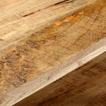 vidaXL Έπιπλο Τηλεόρασης 130x40x40cm από Μασίφ Ξύλο Μάνγκο