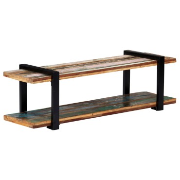 vidaXL Έπιπλο Τηλεόρασης 130x40x40cm από Μασίφ Ανακυκλωμένο Ξύλο