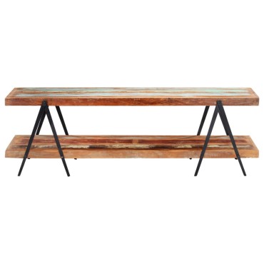 vidaXL Έπιπλο Τηλεόρασης 160x40x50cm από Μασίφ Ανακυκλωμένο Ξύλο