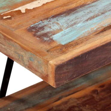vidaXL Έπιπλο Τηλεόρασης 160x40x50cm από Μασίφ Ανακυκλωμένο Ξύλο