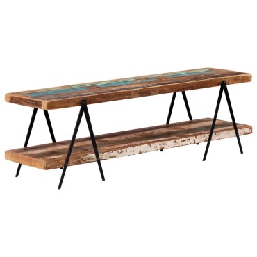 vidaXL Έπιπλο Τηλεόρασης 160x40x50cm από Μασίφ Ανακυκλωμένο Ξύλο