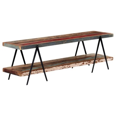 vidaXL Έπιπλο Τηλεόρασης 160x40x50cm από Μασίφ Ανακυκλωμένο Ξύλο