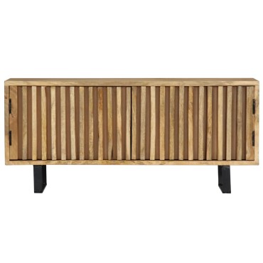 vidaXL Έπιπλο Τηλεόρασης 90x30x40cm από Μασίφ Ξύλο Μάνγκο