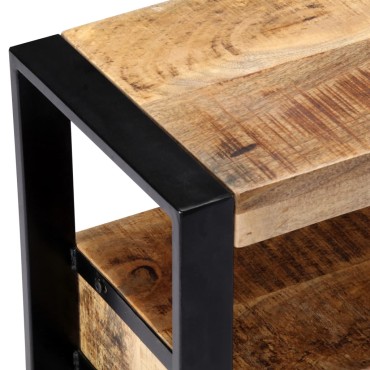 vidaXL Έπιπλο Τηλεόρασης 150x30x45cm από Μασίφ Ξύλο Μάνγκο