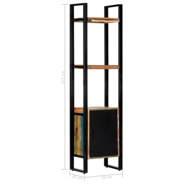 vidaXL Βιβλιοθήκη 45x30x171cm από Μασίφ Ανακυκλωμένο Ξύλο 1 τεμ.