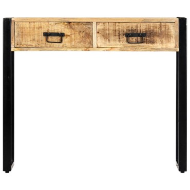 vidaXL Τραπέζι Κονσόλα 90x30x75cm από Μασίφ Ξύλο Μάνγκο 1 τεμ.